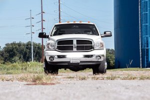 Dodge Ram 3500 LED Bumper Mount - Front - Rough Country - 20-inch - '03-'10